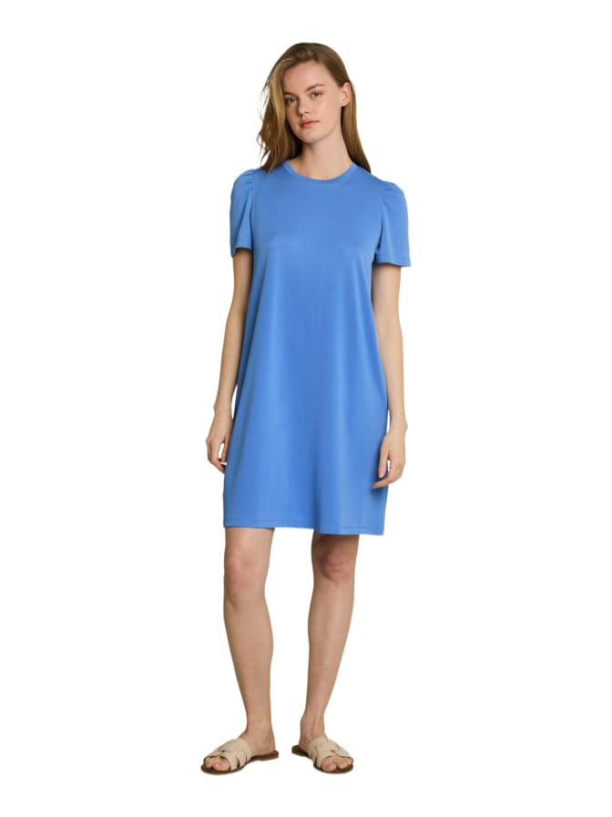 Tom Tailor Denim T-Shirt Kleid mit Puffärmeln bei Robert Ley