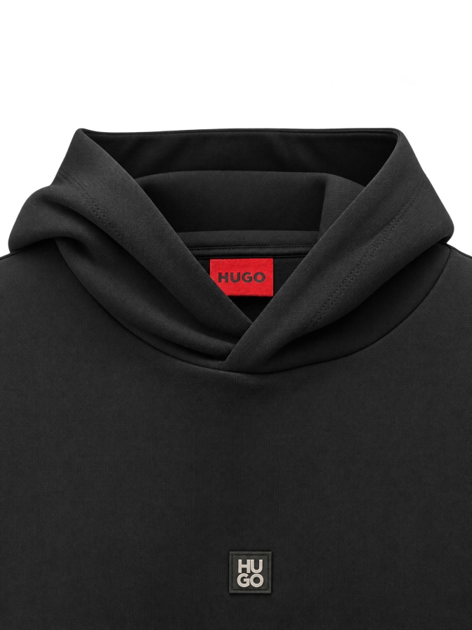 HUGO Hoodie Deryhood mit Logo-Patch bei Robert Ley
