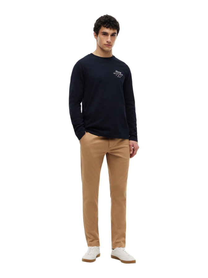 Tommy Hilfiger Langarm- Shirt mit Logo-Print bei Robert Ley