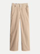 Opus Wide-Leg Hose Mivy aus Cord 20042-golden beige bei Robert Ley