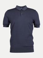 Fedeli Poloshirt in Strick Qualität 626-navy bei Robert Ley