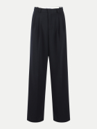 Rossi Wide-Leg Bundfaltenhhose Noa 890-Marine bei Robert Ley