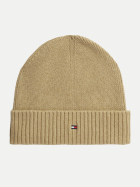 Tommy Hilfiger Beanie mit Logo-Stickerei RBC-KHAKI bei Robert Ley
