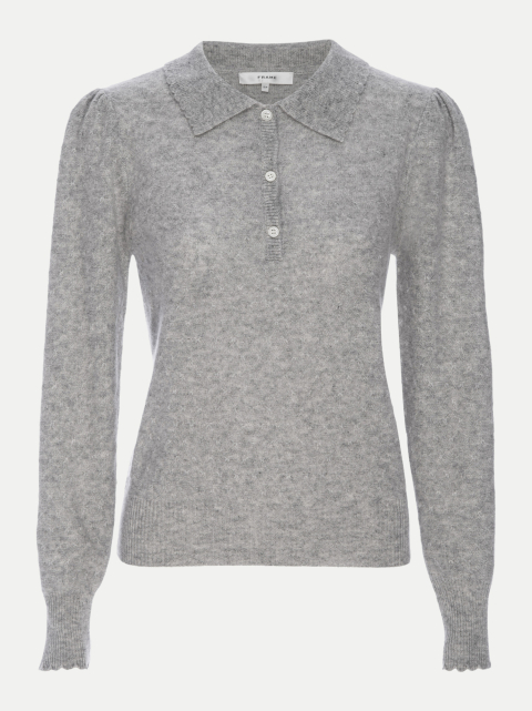 FRAME Scallop Polo Sweater bei Robert Ley
