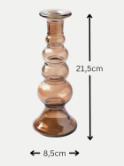 Fynch-Hatton Living Kerzenständer Safi 871-walnut bei Robert Ley