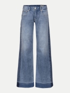 Herrlicher Wide-Leg Jeans Edith in Two-Tone-Optik 995 sky worn bei Robert Ley