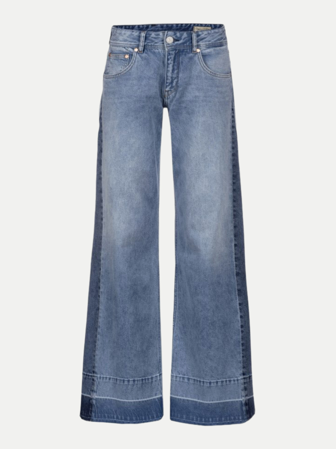 Herrlicher Wide-Leg Jeans Edith in Two-Tone-Optik bei Robert Ley