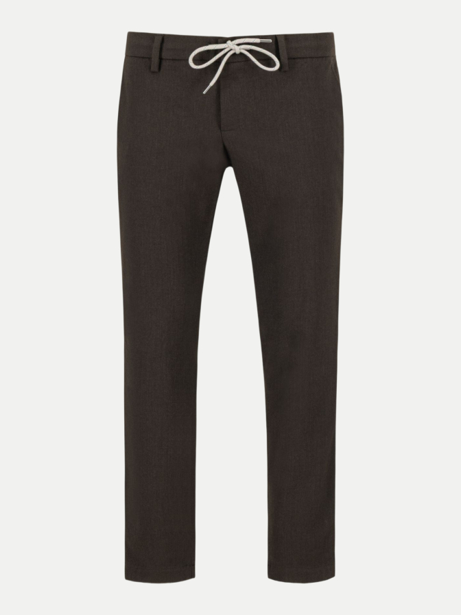 Alberto Slim-Fit Flanellhose JUMP Herringbone bei Robert Ley