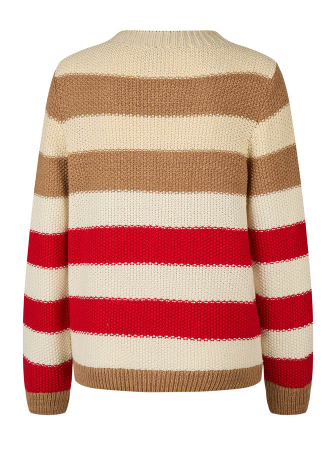 Rabe Moden Grobstrick-Pullover Gestreift bei Robert Ley