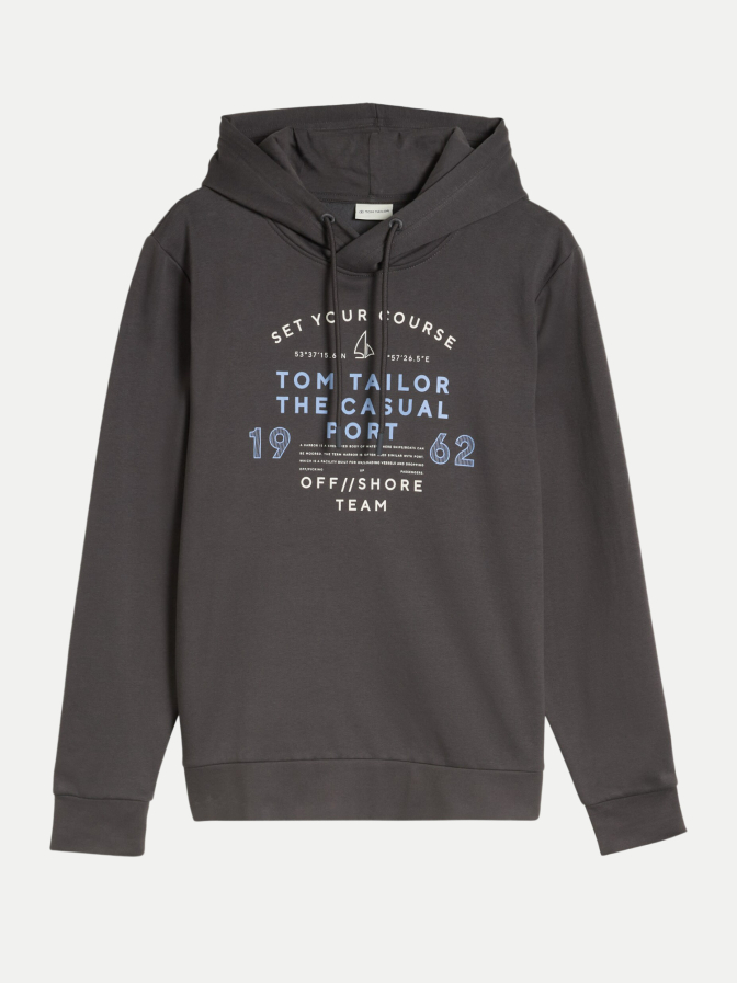 Tom Tailor Casual Hoodie mit Logo-Print bei Robert Ley