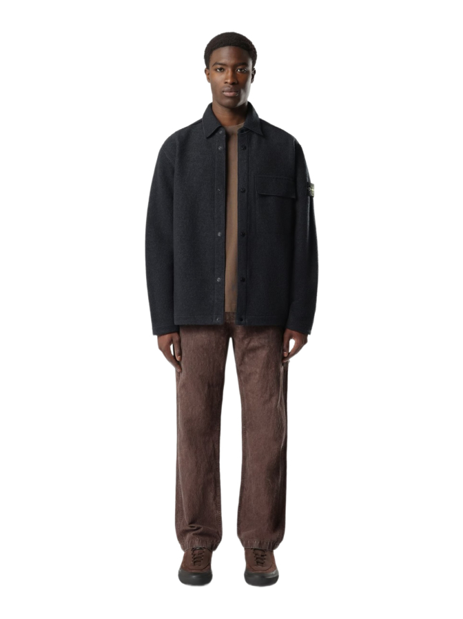 Stone Island Overshirt aus Woll-Mix bei Robert Ley