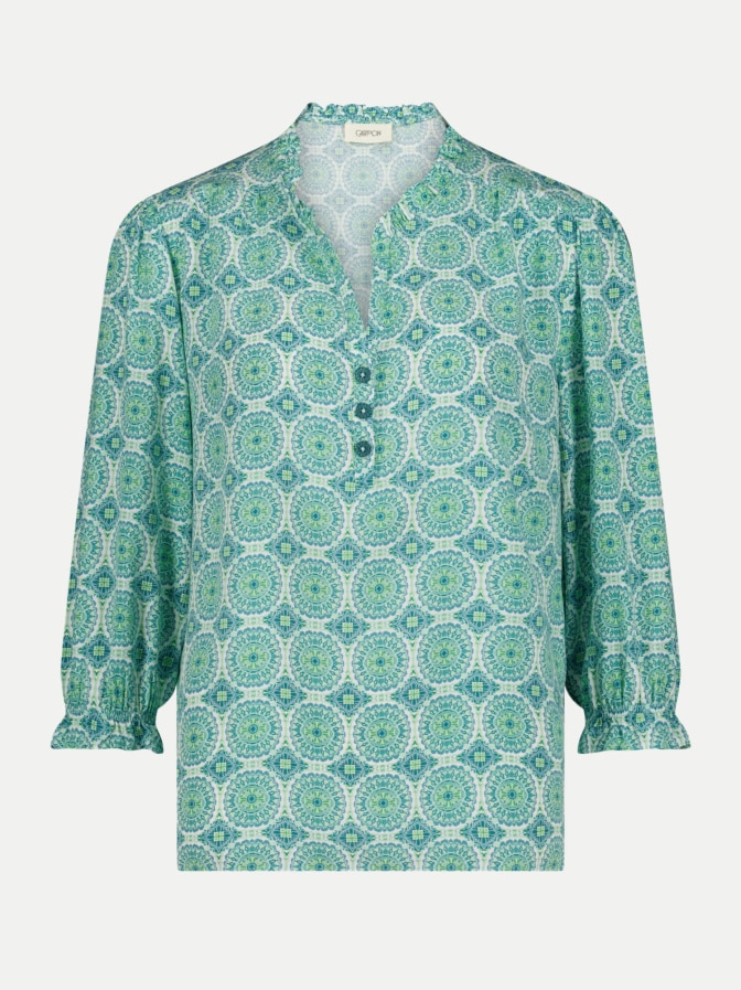 Cartoon Bluse mit 3/4 Arm bei Robert Ley