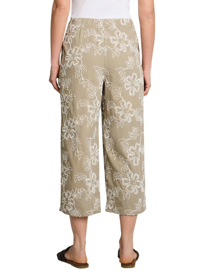 Tom Tailor Casual Culotte Hose mit Blumen-Stickerei bei Robert Ley