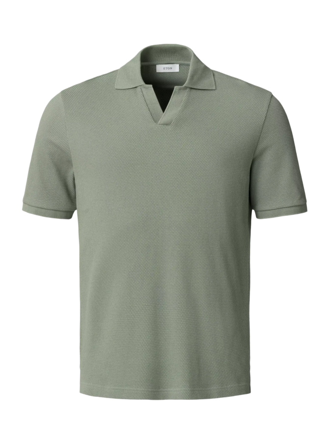 Eton Poloshirt in Waffelstruktur bei Robert Ley