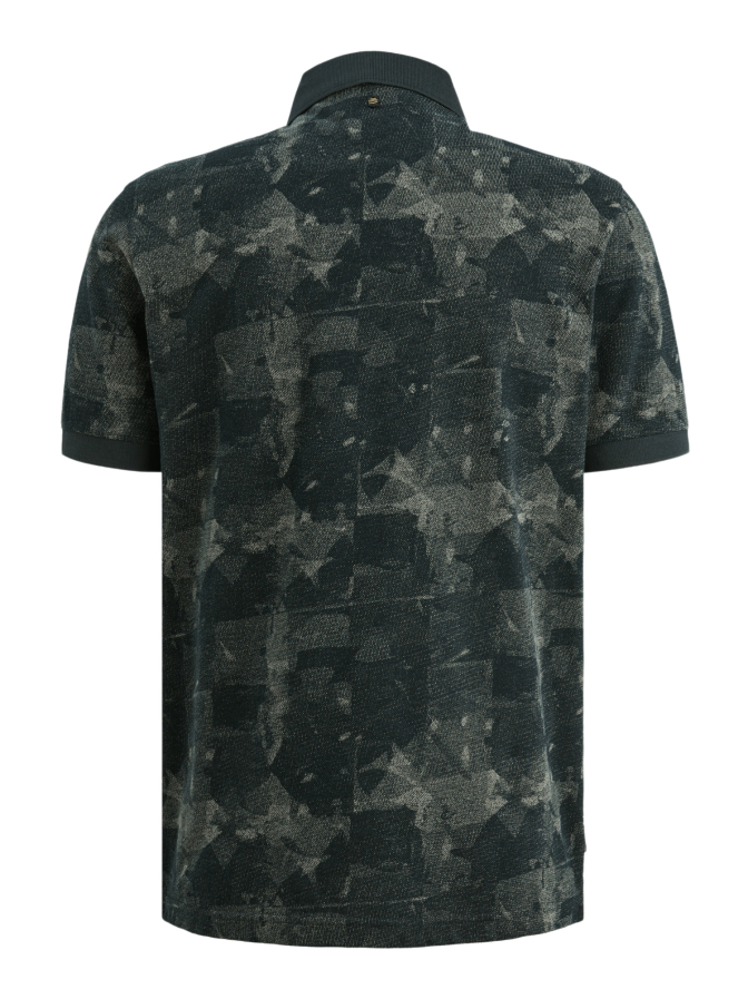 PME Legend Poloshirt aus Piqué mit Allover-Print bei Robert Ley