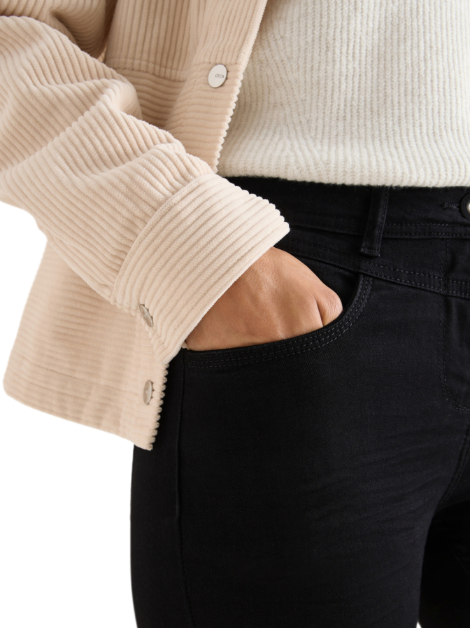 Cecil Slim-Fit Jeans Vicky Black bei Robert Ley