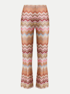 MISSONI Damenhose mit Chevron-Muster SM9Y1 pink/rost-SM9Y1 pink/rost tones bei Robert Ley