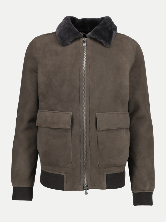 HiSO Bomber Jacke Seth Capuccino bei Robert Ley