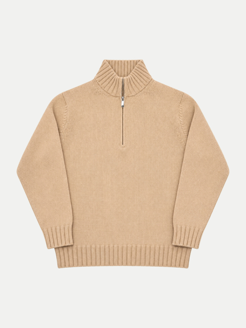 Filippo De Laurentiis Pullover mit Troyer-Kragen bei Robert Ley