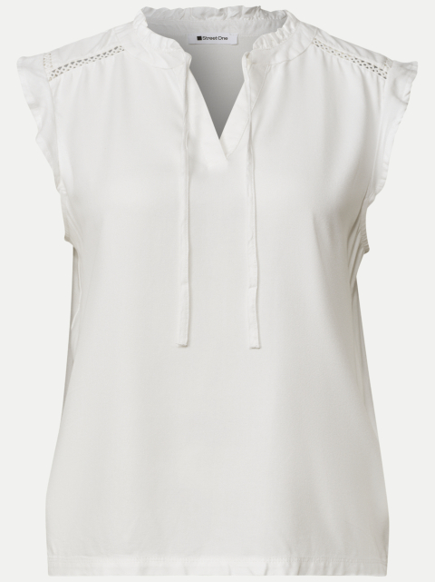 Street One Volant Top mit Crochet-Details bei Robert Ley
