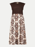 Cartoon - Daydream Midi- Kleid 1807-Nature/Brown bei Robert Ley