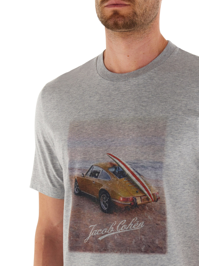 Jacob Cohen T-Shirt mit Fotoprint bei Robert Ley