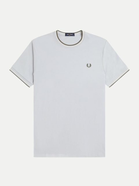Fred Perry T-Shirt mit Doppelstreifen bei Robert Ley