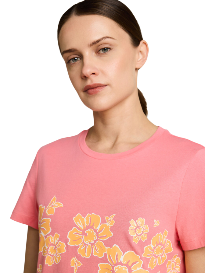 Tom Tailor Casual T-Shirt mit floralem Print bei Robert Ley