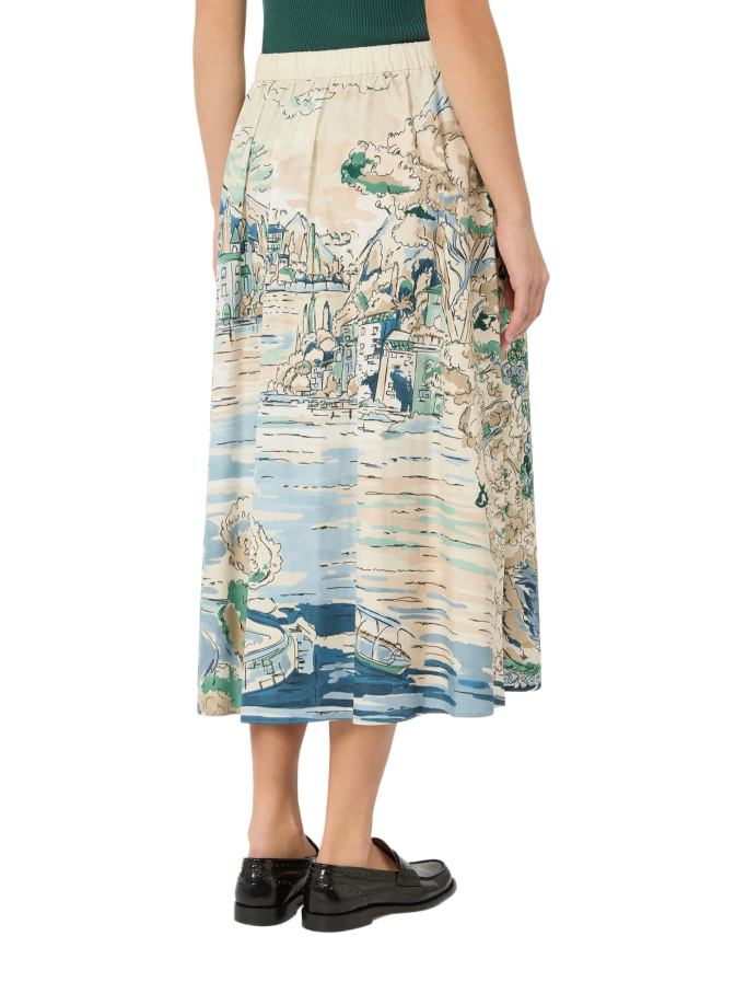 Weekend Max Mara Plissierter Popeline-Rock WKDADEPTO bei Robert Ley