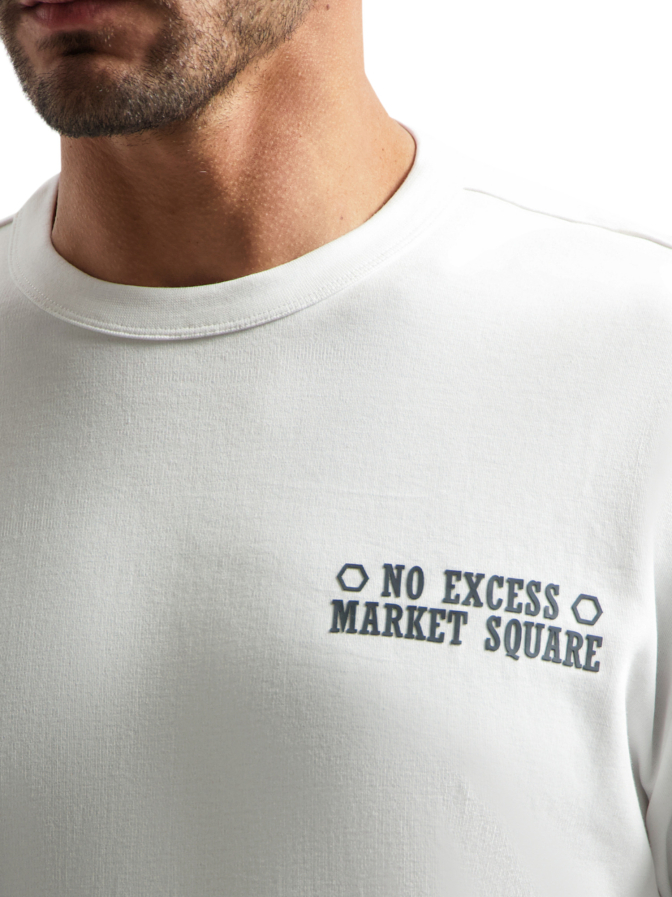 NO EXCESS Interlock-T-Shirt mit Rückenprint bei Robert Ley