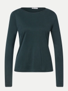 Street One Langarm Shirt mit Rundhals 18101-stormy green bei Robert Ley