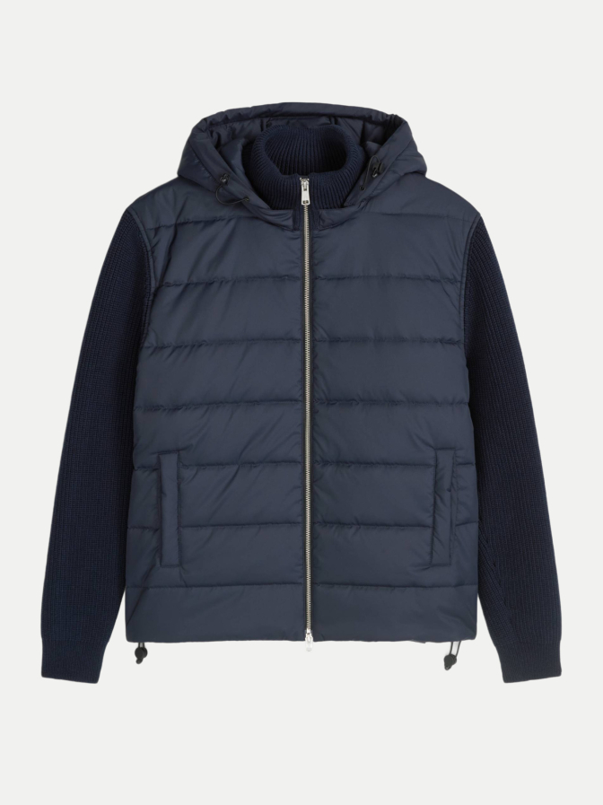 Marc O'Polo Hybridjacke mit Strickärmeln bei Robert Ley
