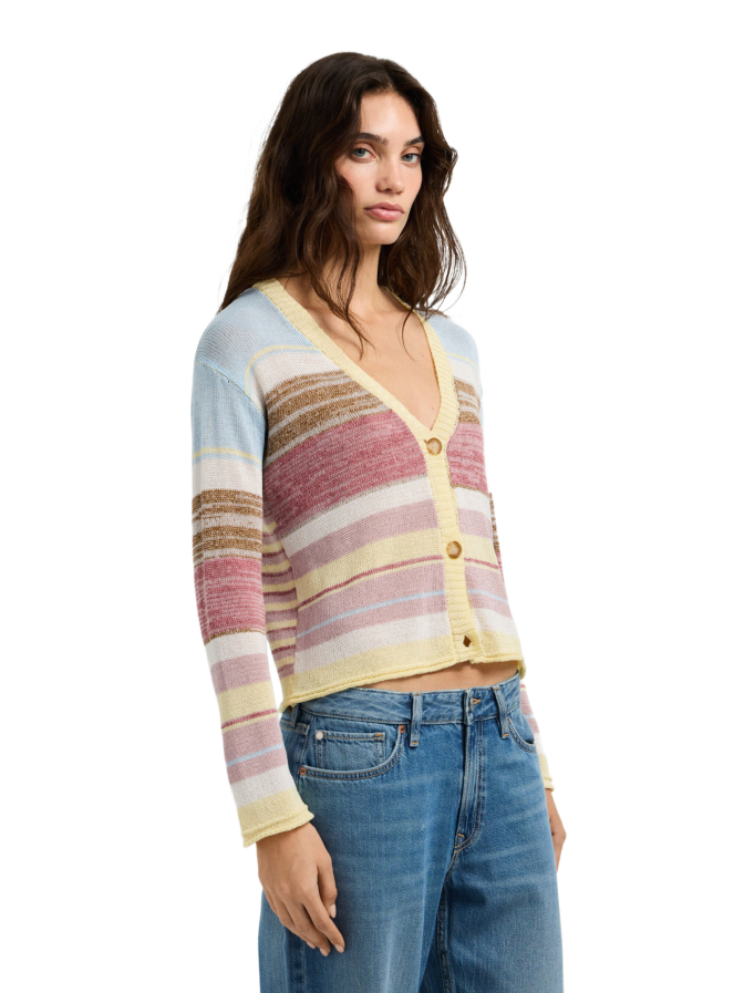 Pepe Jeans Gestreifte Strickjacke ANYA bei Robert Ley