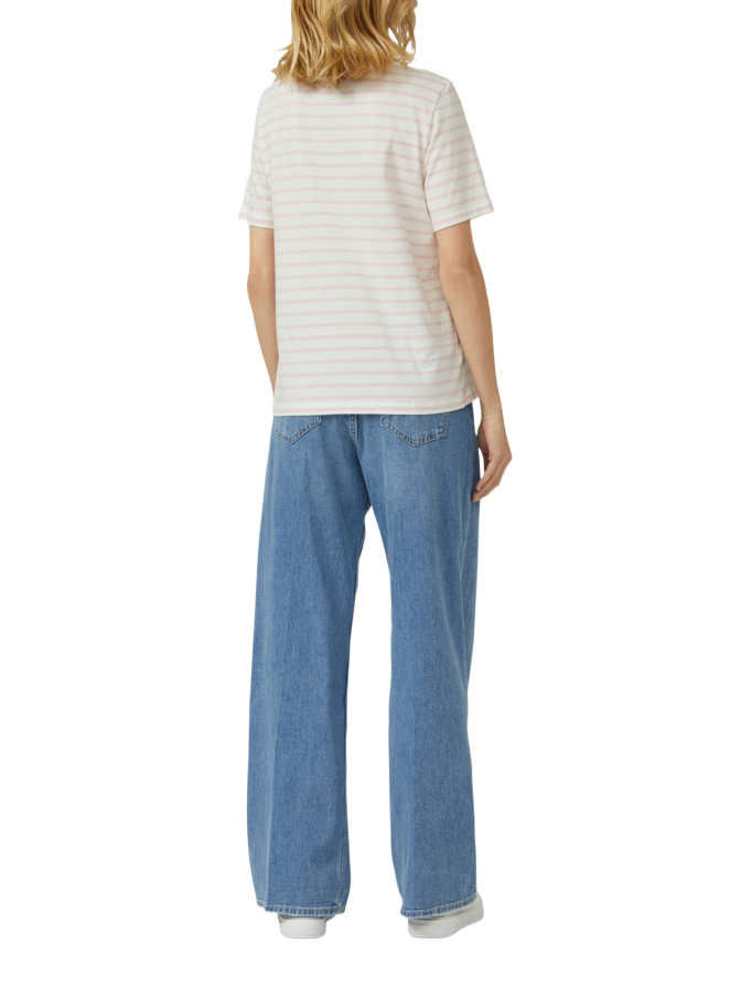 s.Oliver RED LABEL T-Shirt mit Streifenmuster bei Robert Ley