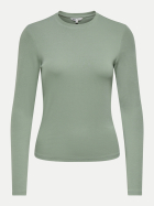 Only Langarmshirt mit Rundhals 260375-Green Milieu bei Robert Ley