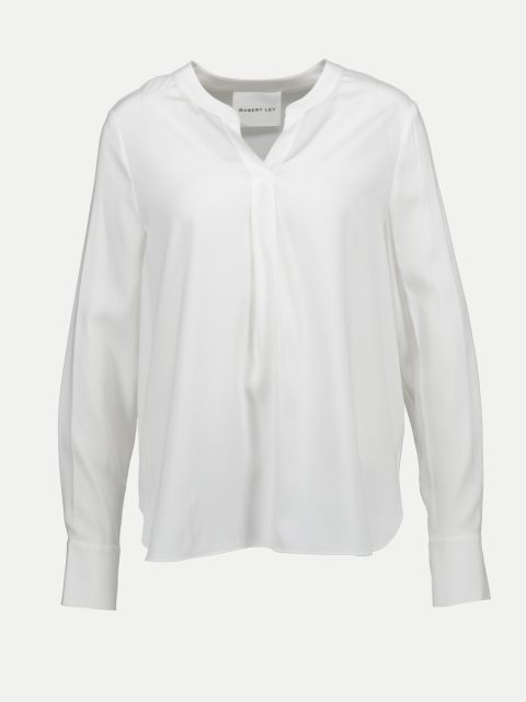 Robert Ley Seidenbluse mit V-Ausschnitt bei Robert Ley
