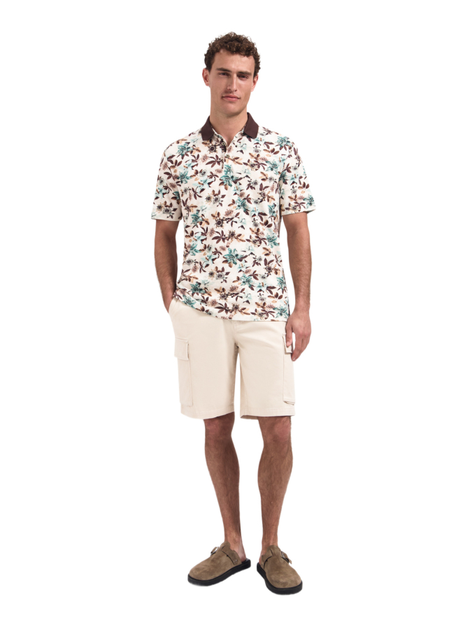 No Excess Polohemd mit Blumenprint bei Robert Ley