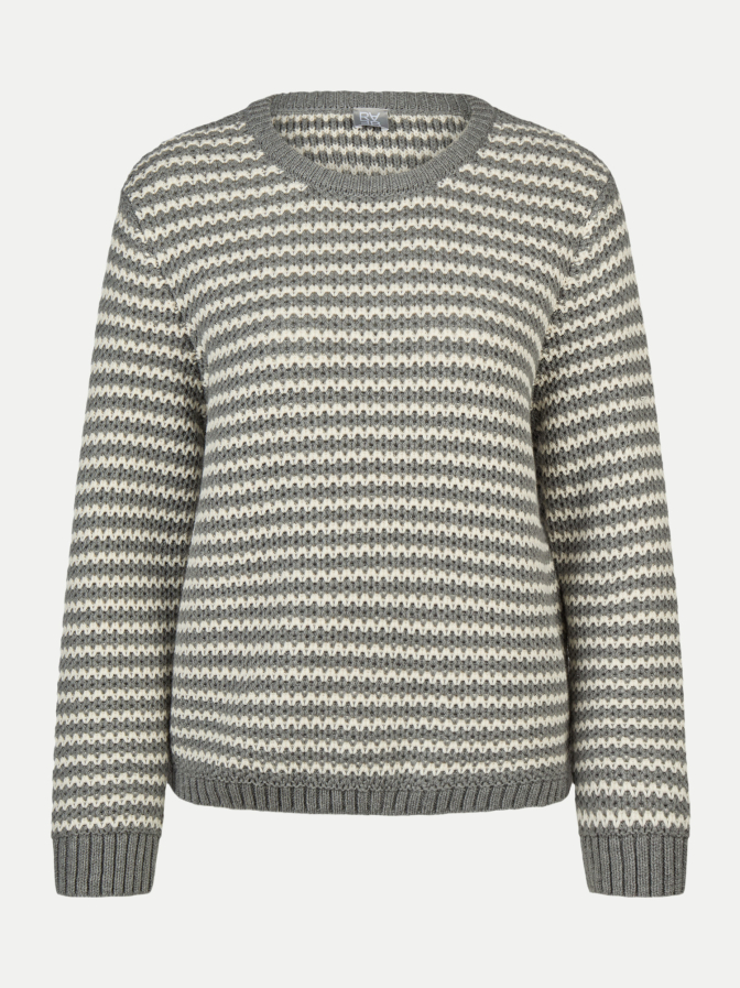 Rabe Moden Strickpullover mir Streifenmuster bei Robert Ley