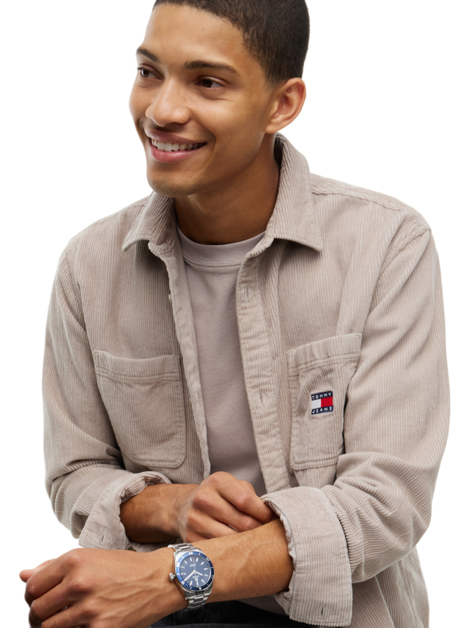 Tommy Jeans Relaxed-Fit Cordhemd bei Robert Ley