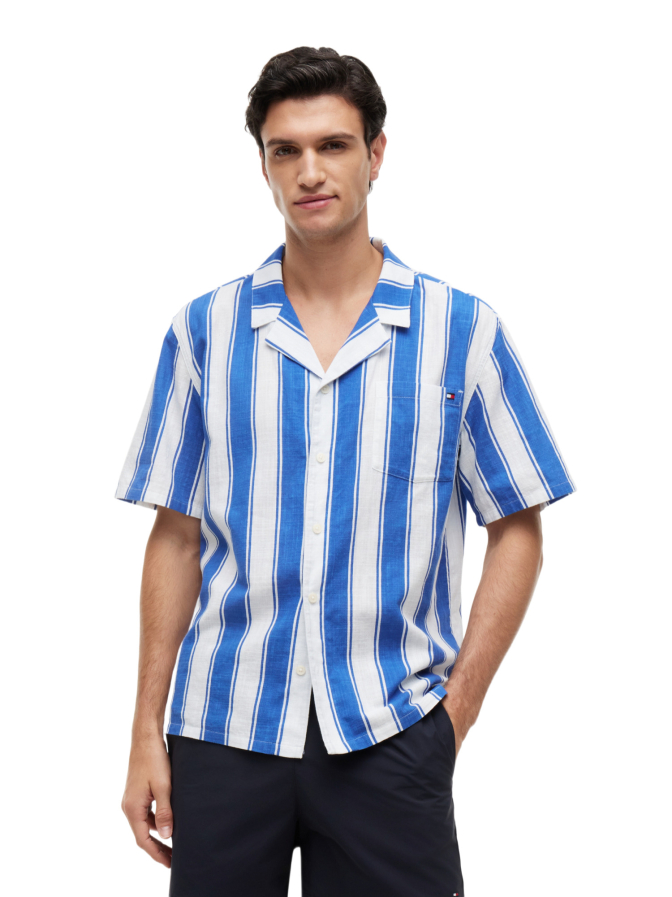 Tommy Hilfiger Hemd mit gestreiftem Muster bei Robert Ley