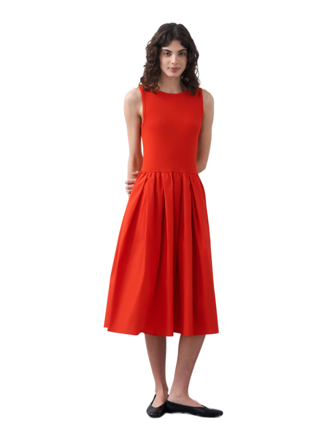 Gant Midi-Kleid mit Stoffmix bei Robert Ley