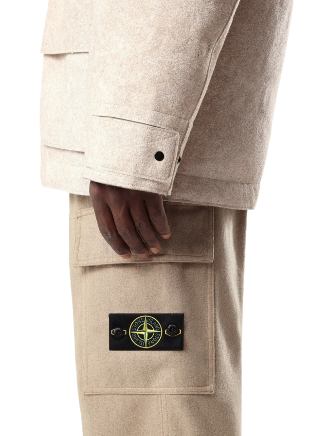 Stone Island Loose-Fit Jogger aus Woll-Mix bei Robert Ley