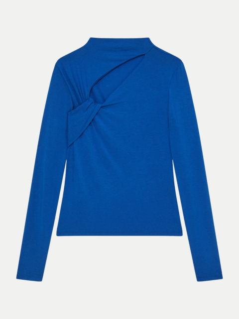 PATRIZIA PEPE Jersey-Shirt mit Cut-Out Drapierung bei Robert Ley