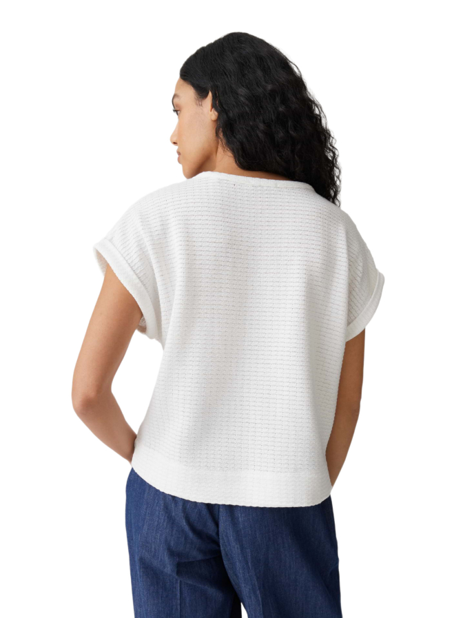 Opus Jerseyshirt Sishell in Wabenstrickmuster bei Robert Ley