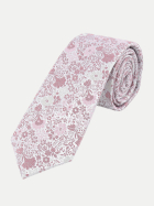 Prince Bowtie Krawatte mit Floralem Muster 7cm 6100-ROSA bei Robert Ley