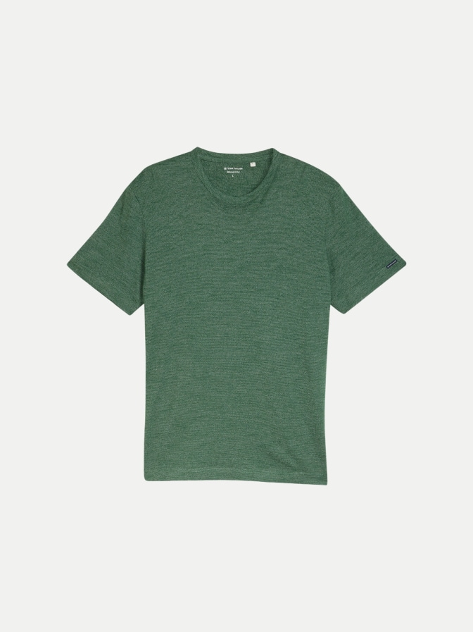 Tom Tailor Casual T-Shirt in Melange-Optik bei Robert Ley