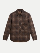 WOOLRICH Stepp-Overshirt Diamond 6686-darkearthcheck bei Robert Ley