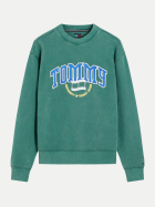 Tommy Jeans Sweatshirt mit Logo-Print MBM-GREEN bei Robert Ley