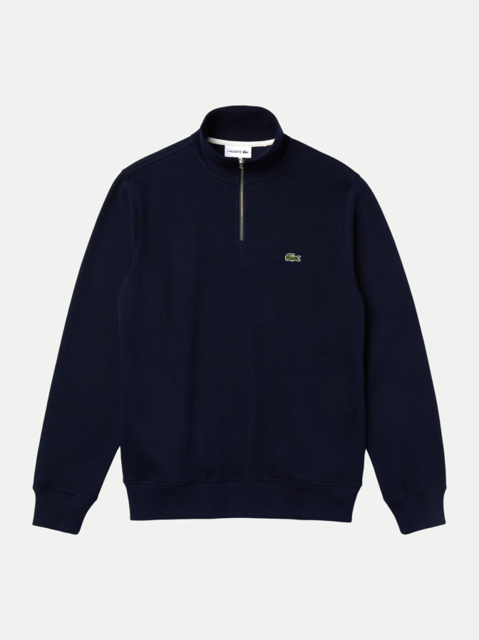 Lacoste Sweatshirt mit Troyer-Kragen bei Robert Ley