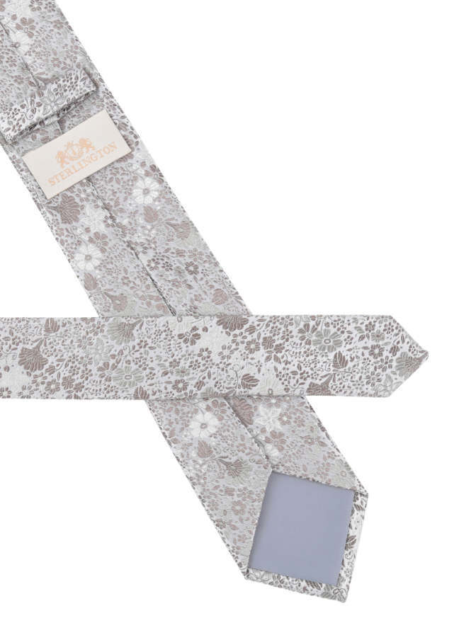 Prince Bowtie Krawatte mit Floralem Muster 7cm bei Robert Ley